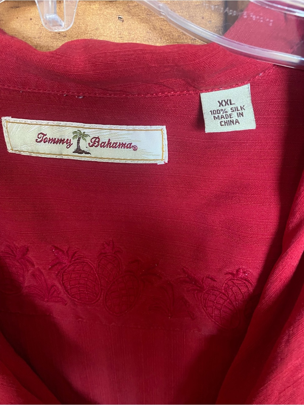 Tommy Bahama Crimson Short-Sleeve Button-Down Shirt - Picture 5 of 6